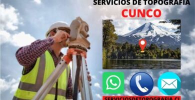 Servicios de topografía en Cunco
