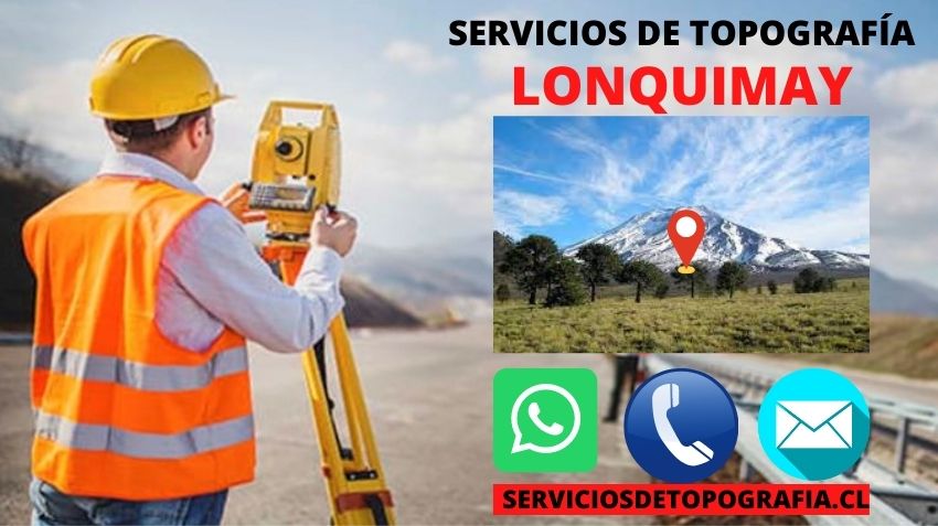 Servicios de topografía en Lonquimay