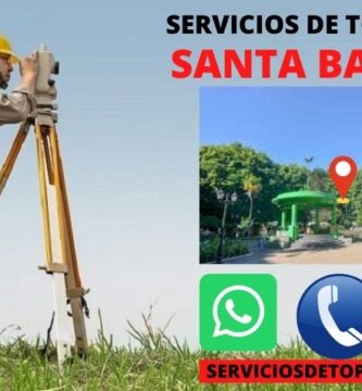 servicio de topografía en Santa Bárbara