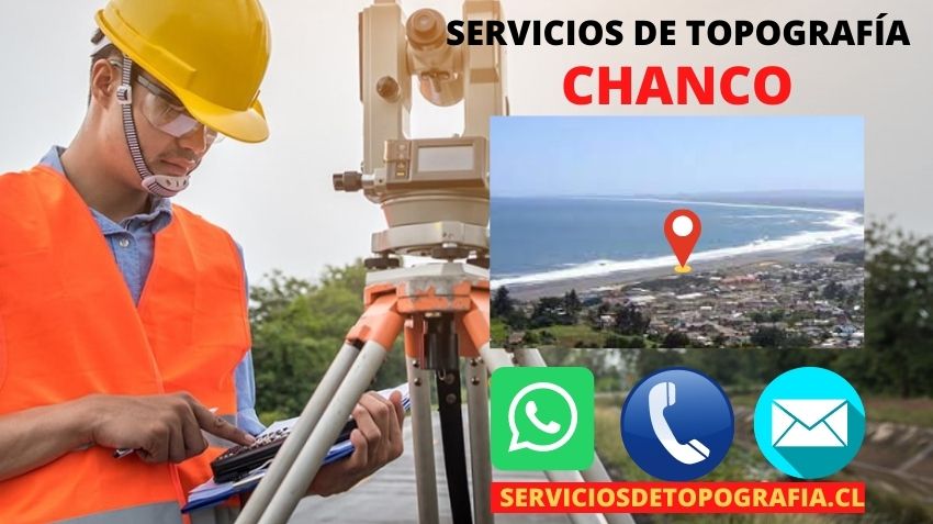 Servicios de topografía en Chanco