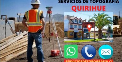 Servicios de topografía en Quirihue