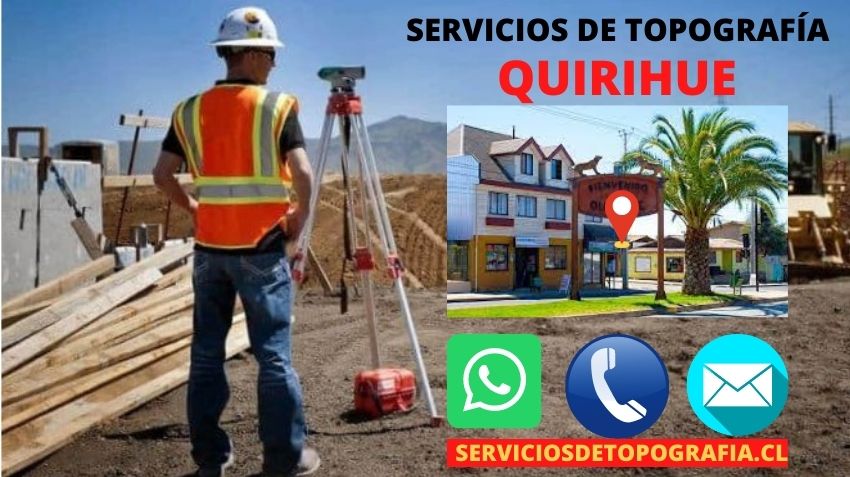 Servicios de topografía en Quirihue