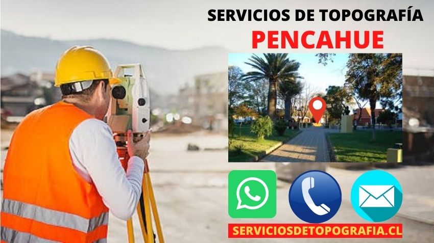 Servicios de topografía en Pencahue