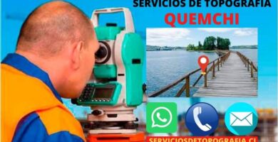 Servicios de topografía en Quemchi
