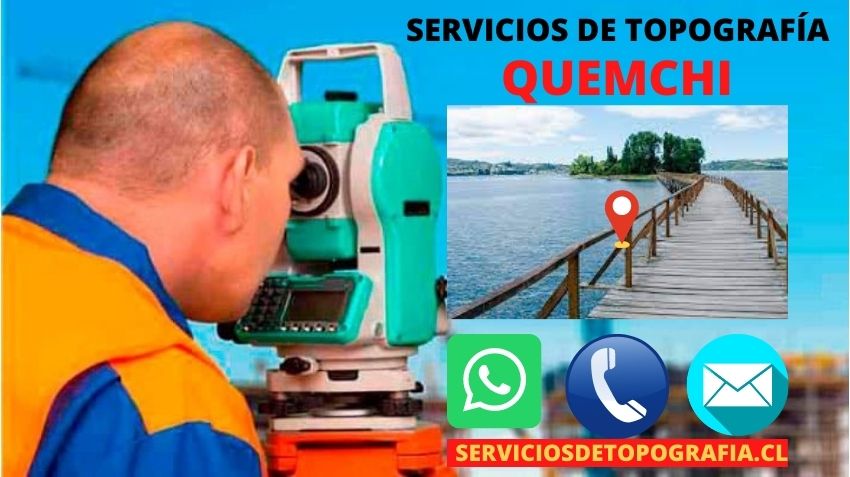 Servicios de topografía en Quemchi