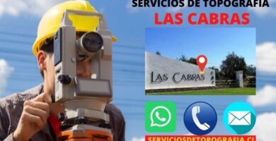 Topógrafo en Las cabras